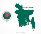 Free Vector Bangladesh Flag Map Pointer