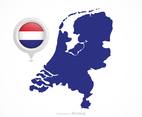 Free Vector Netherlands Flag Map Pointer