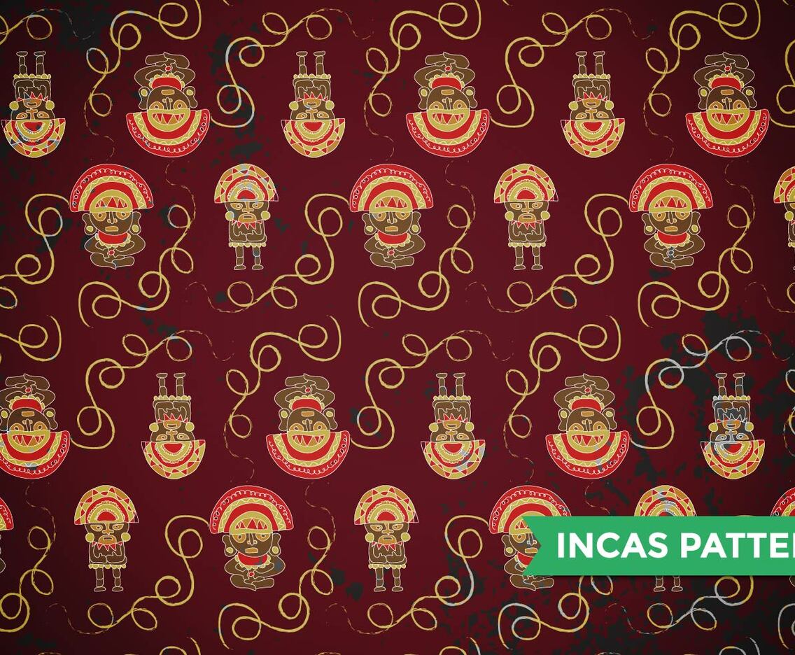 Incas Mayans Pattern Vector