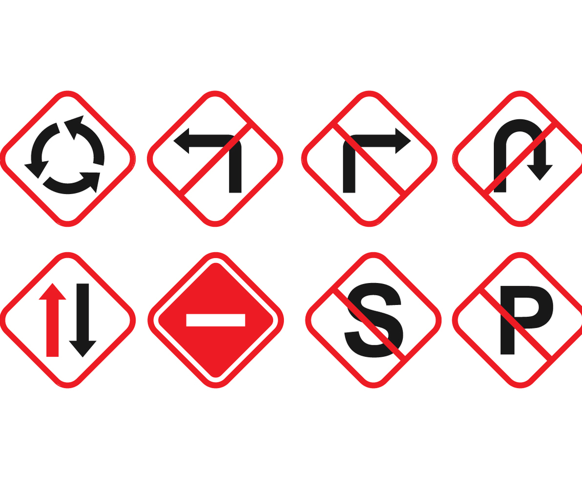 Free Vector Road Signs