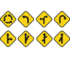 Free Road Signs Vector Set