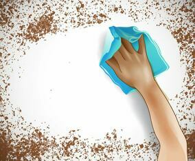 Wipe A Dirty Surface