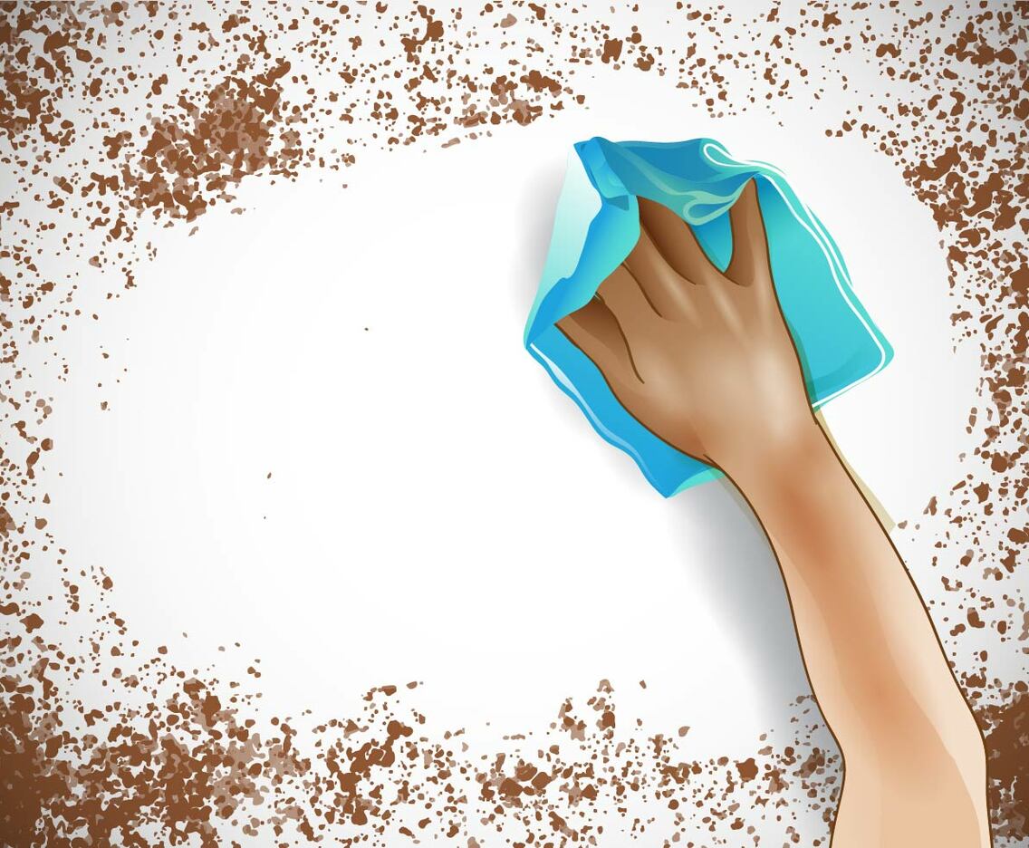 Wipe A Dirty Surface