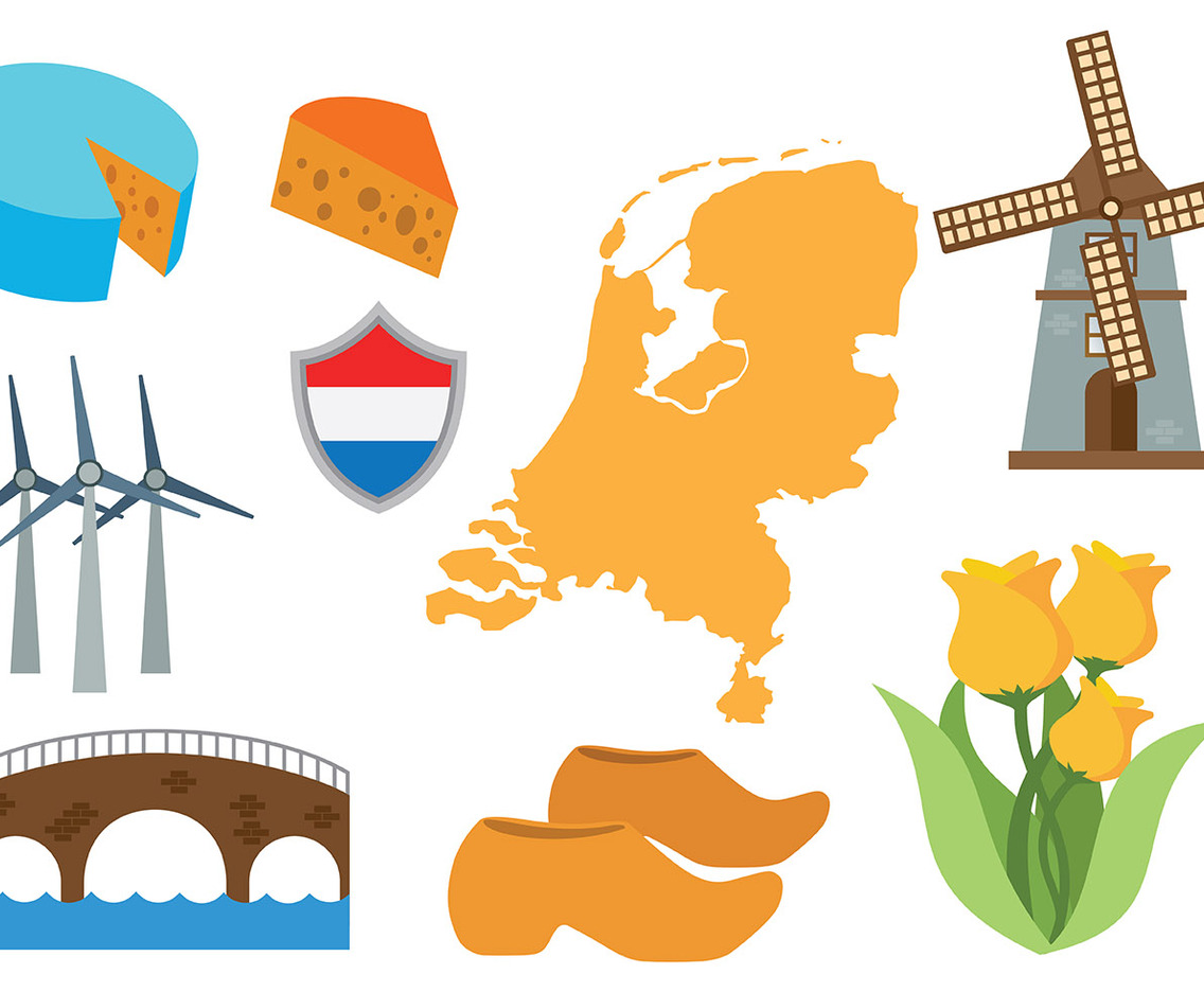 Free Netherlands Map Icons Vector
