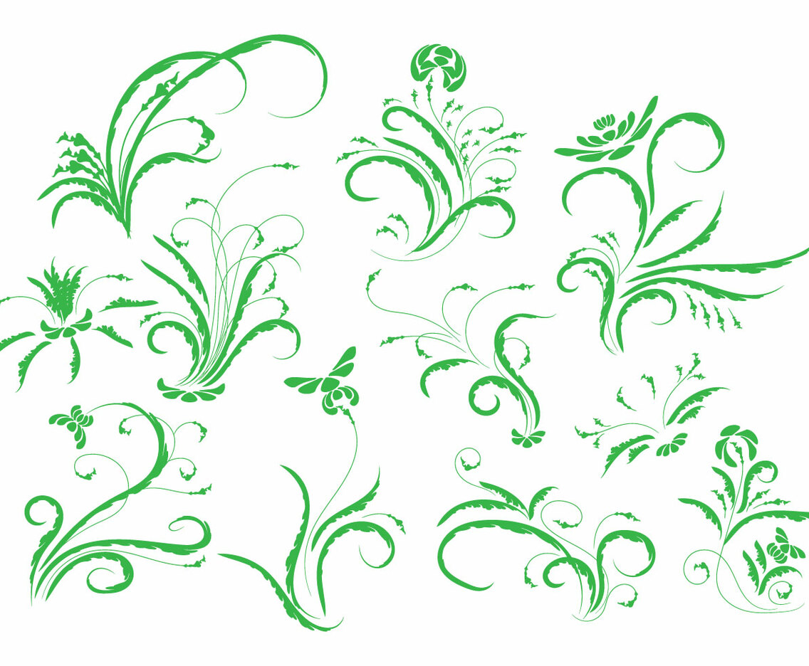 Free Vintage Floral Ornament Vector