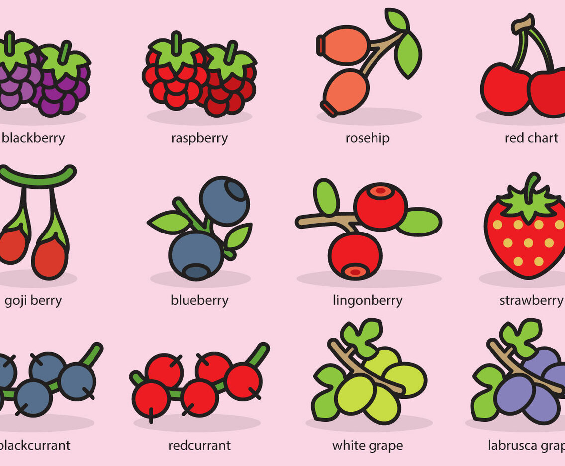 Cute Berries Icons