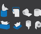 Vector Set Of Wipes Paper