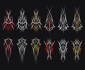 Pinstripe Graphics Corner