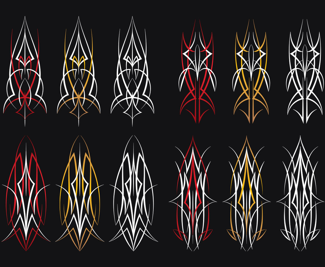 Pinstripe Vinyl Ready Vector Art