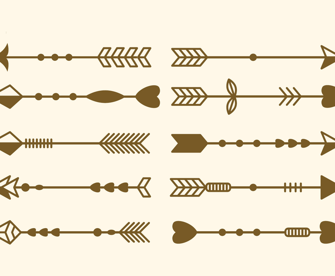 Free Set of Arrow Clip Art Vector Illustration