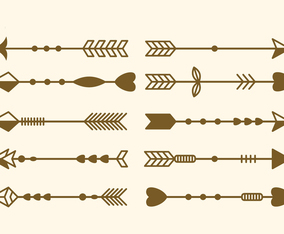 Free Set of Arrow Clip Art Vector Illustration