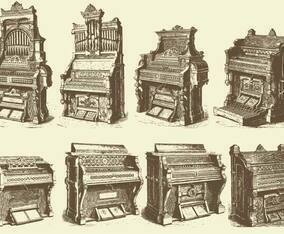 Antique Pipe Organs