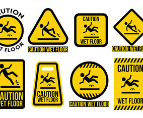 Free Wet Floor Icons Vector