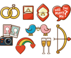 Elements Marry Me icons