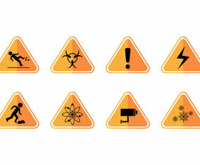 Free Caution Sign Icon Vector