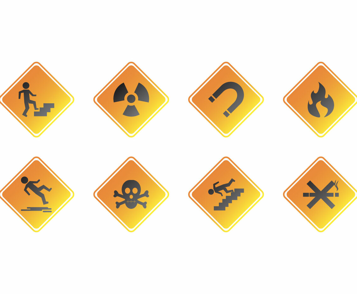 Free Warning Sign Icon Vector