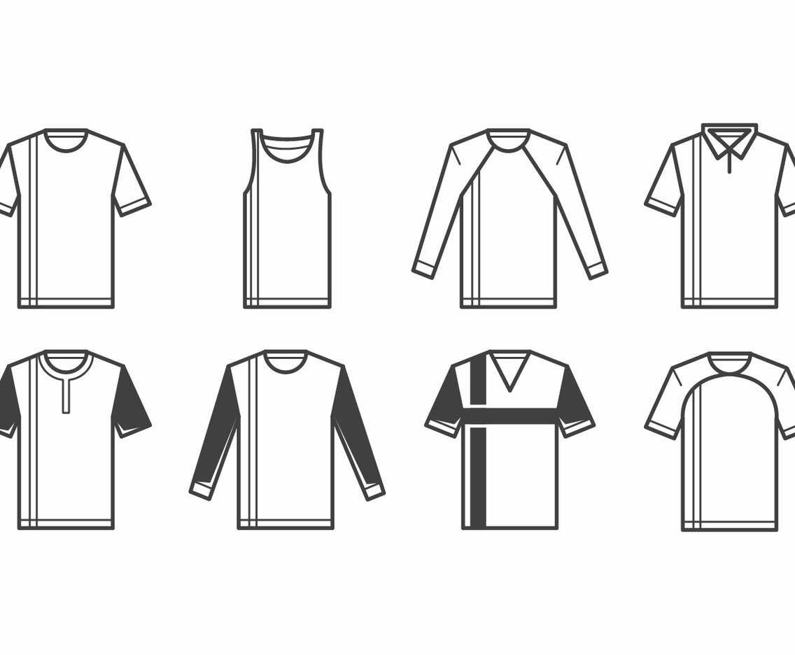 Free T-Shirt Template Vector