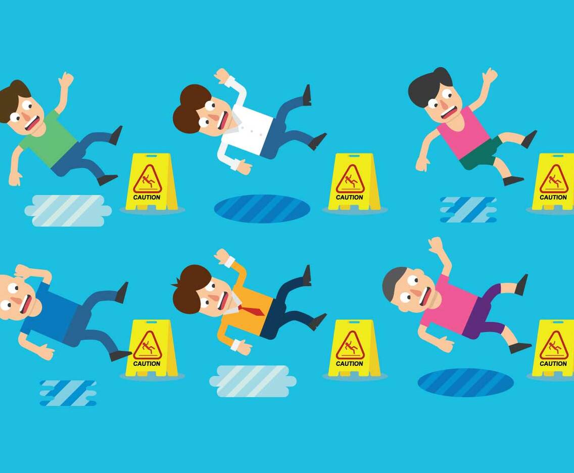 Wet Floor Vector