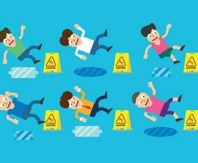 Wet Floor Vector