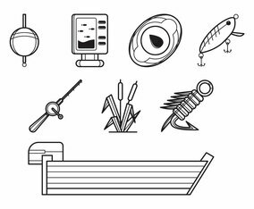 Free Fishing Icon Vector