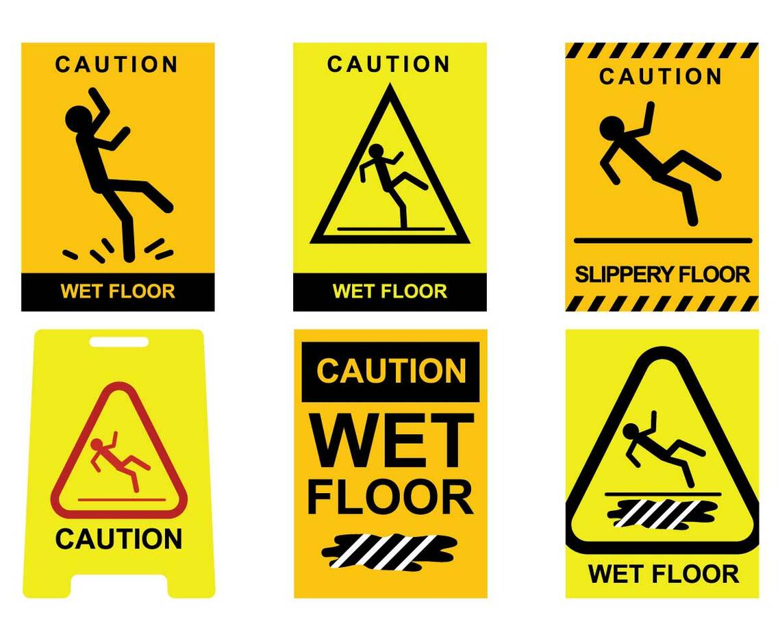 Wet Floor Vector