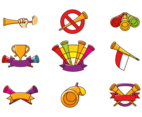 Vuvuzela Trumpet Vector
