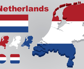 Netherlands Map Vector