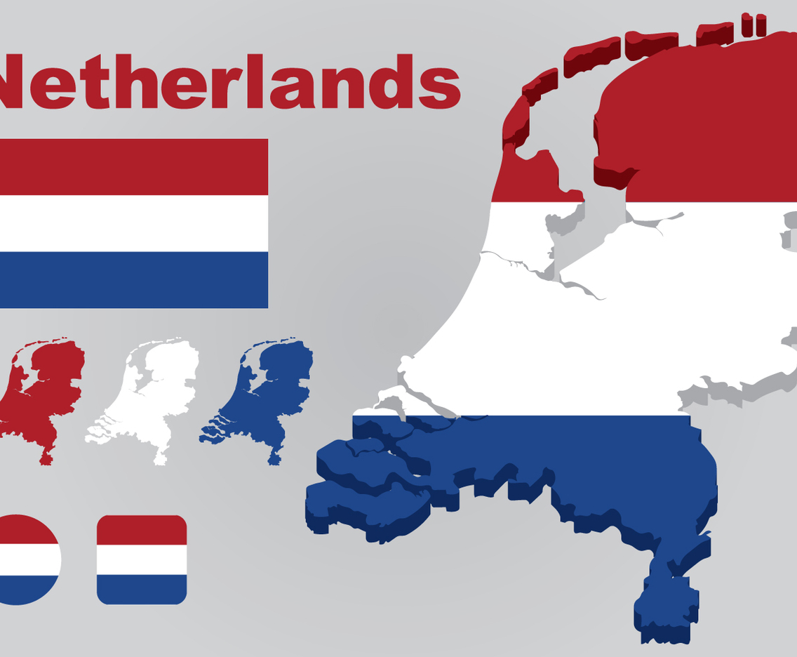 Netherlands Map Vector