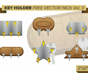 Key Holder Free Vector Pack Vol. 3