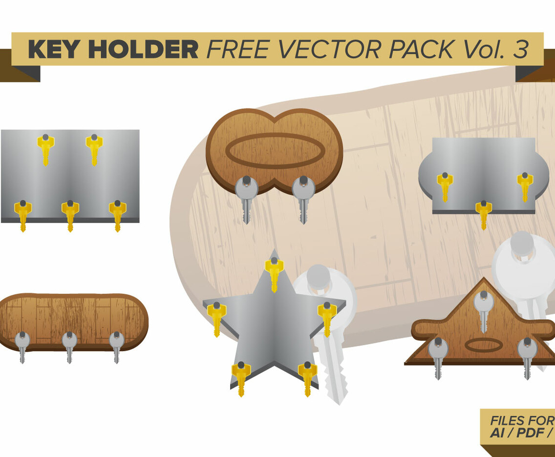 Key Holder Free Vector Pack Vol. 3