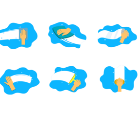 Free Hand Wipe Vector