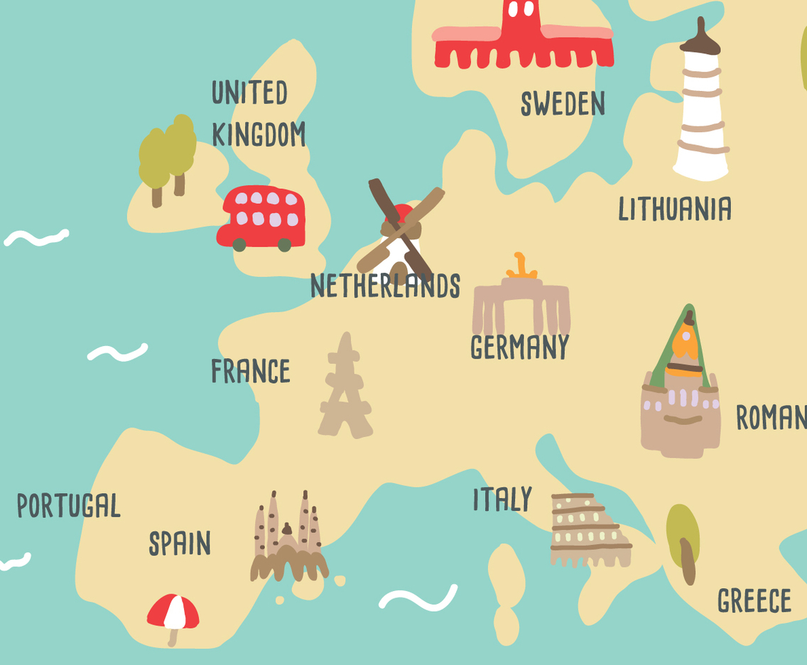 Naive Map from Holland