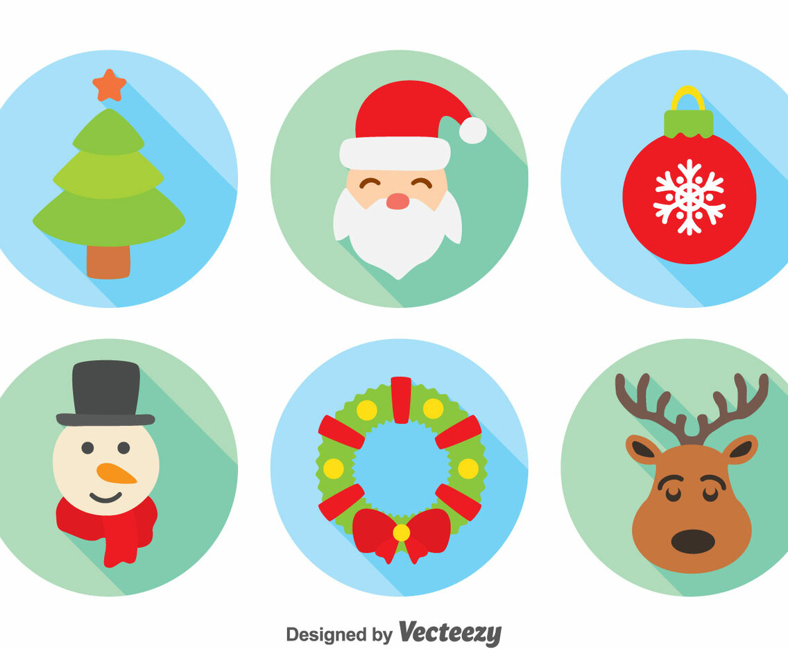 Christmas Element Collection Vector