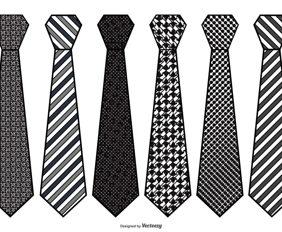 Mens Vector Tie Set