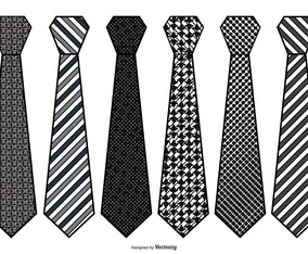 Mens Vector Tie Set