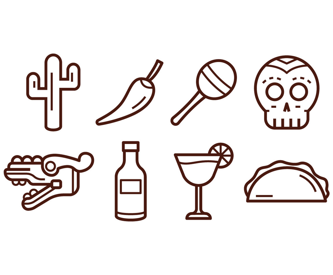 Free Mexico Icon Set