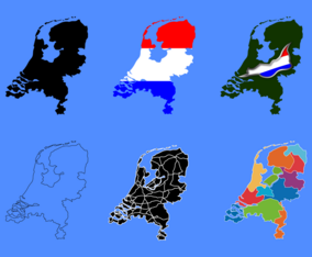 Free Netherland Map Vector