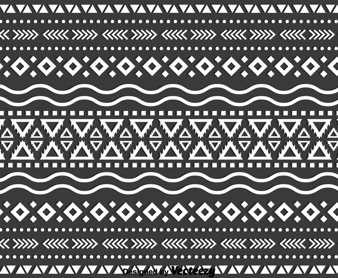 Monochromatic Ethnic Background