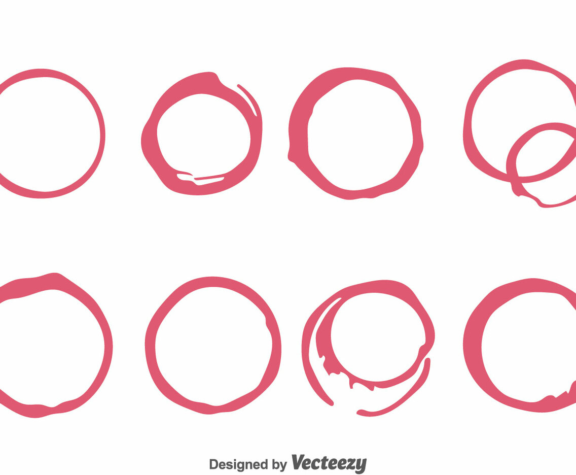 Purple Wine Stain Vector