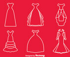Bridesmaid Line Vector