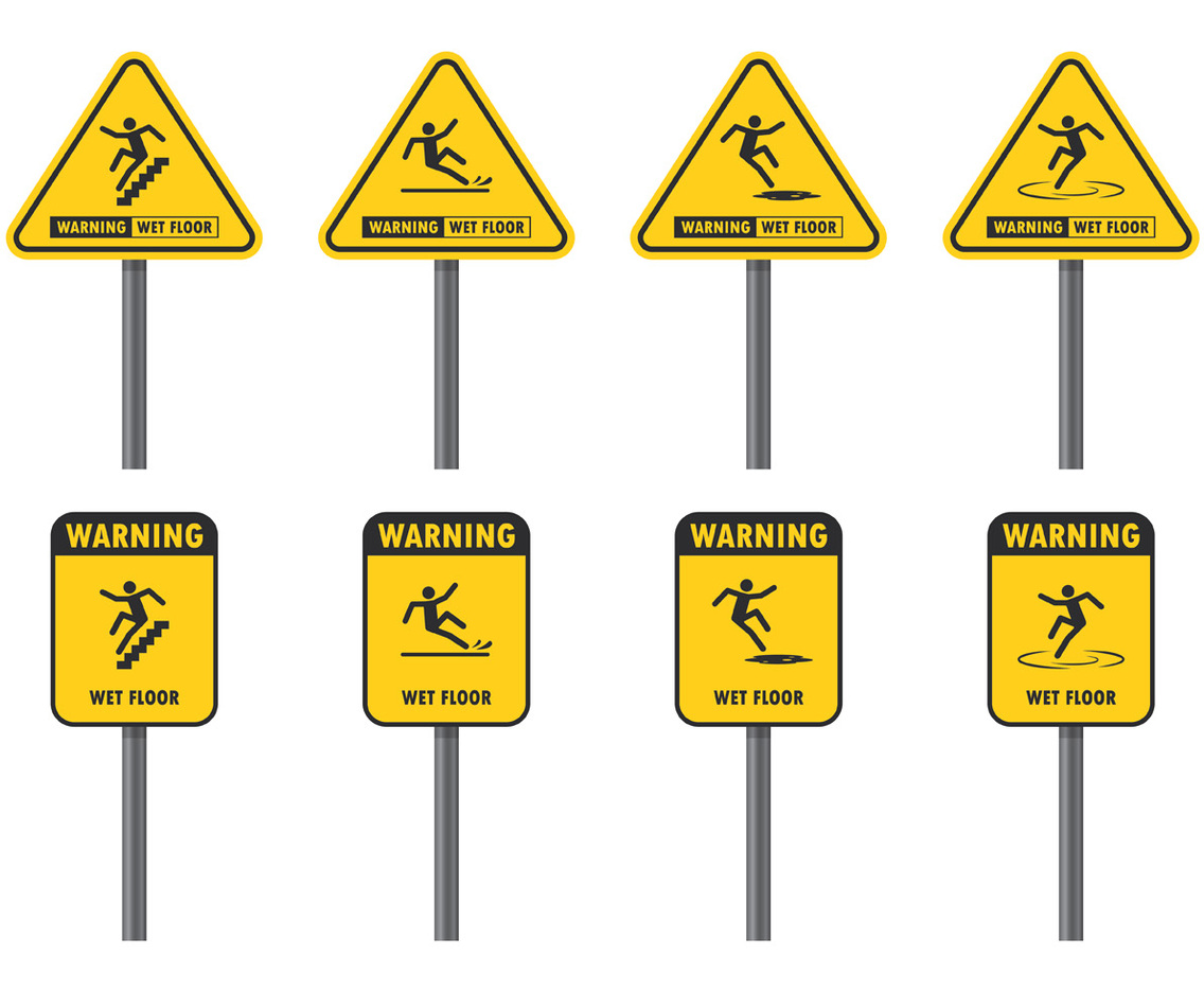 Warning Sign For Wet Floor