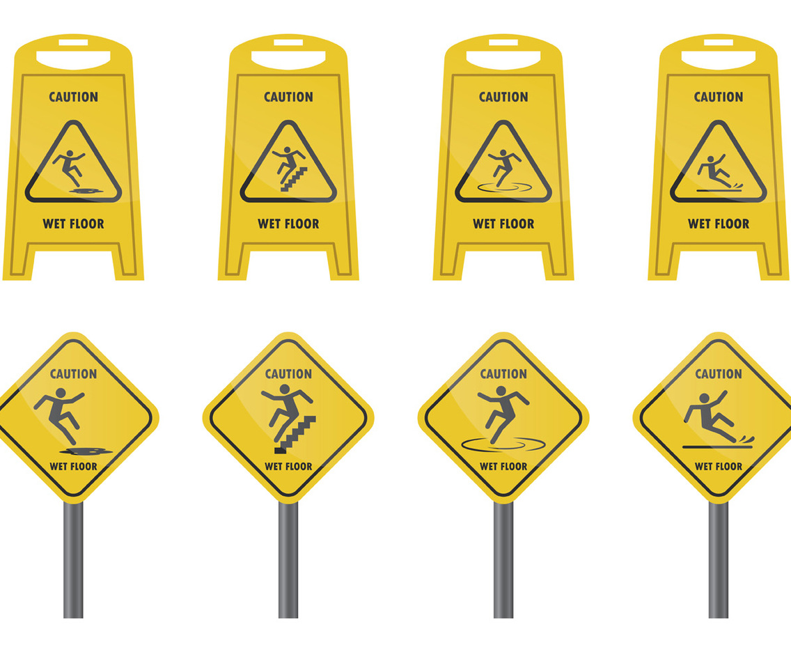 Warning Sign For Wet Floor