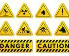 Free Warning and Caution Sign Vector