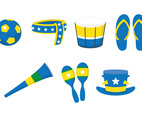 Vuvuzela Fan Set