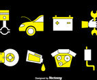 Car Maintenance Vector Set