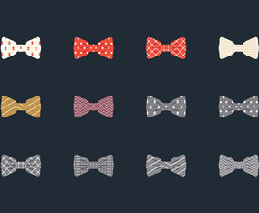 Illustration Set Of Bow Tie