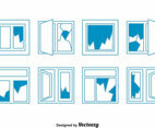 Broken Window Collection Vector