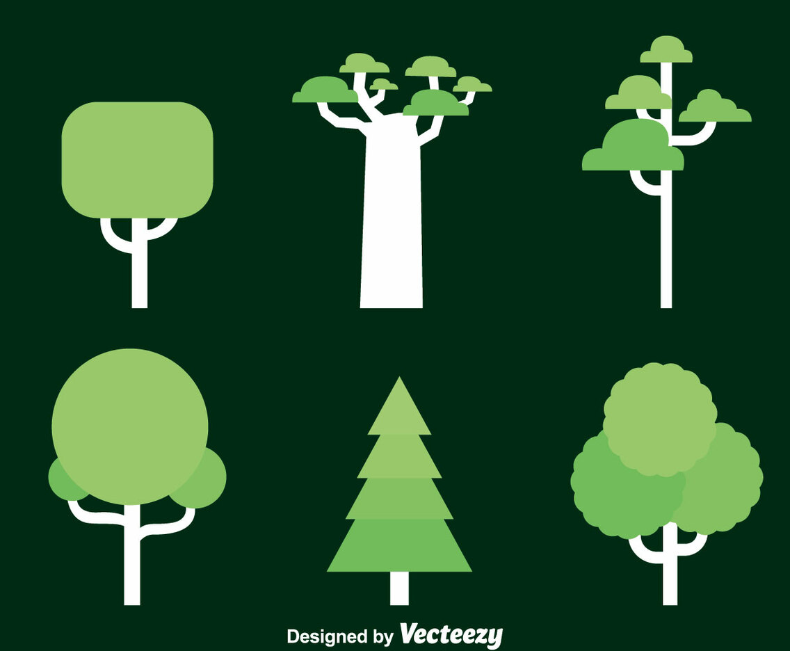 Tree Collection Vector