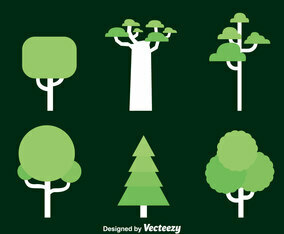 Tree Collection Vector