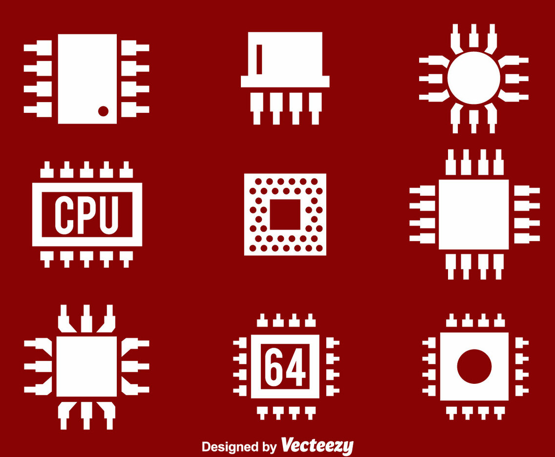 Cpu White Icons
